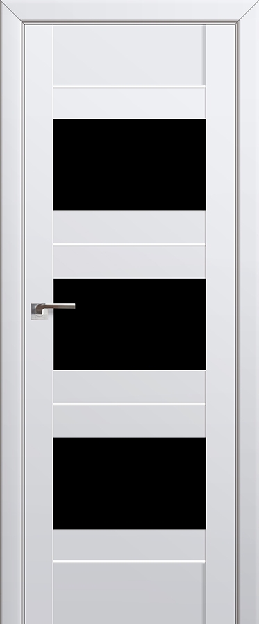 межкомнатные двери  Profil Doors 41U чёрный триплекс аляска